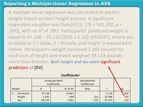 reporting multiple regression apa|HOW TO WRITE APA STYLE RESULTS — Multiple Regression!.